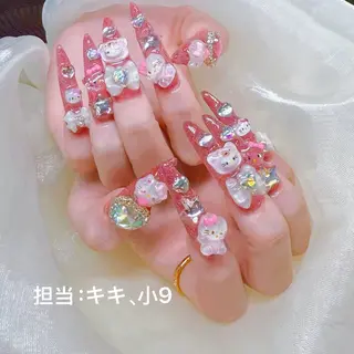 ネイル ラベンダー💖日暮里 ルル💖ネイルのネイルデザイン