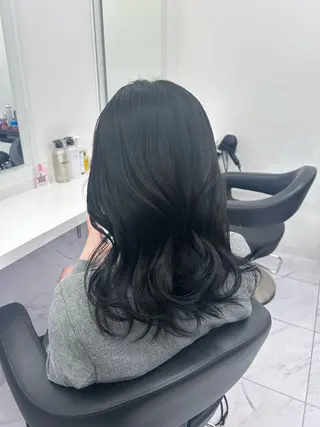 ロング カラー パーマ ヘアアレンジ メンズ ブリーチなしカラー/ ブラウン/レイヤーのヘアスタイル