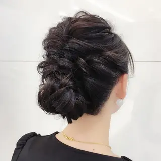 ヘアアレンジ nex the salon vlow所属・趙 英来のヘアスタイル