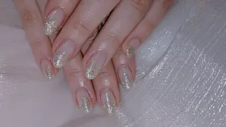ネイル ネイリストゆか💅 長さだし、深爪矯正のネイルデザイン