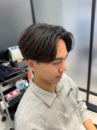ショート パーマ ヘアアレンジ メンズ SALOWIN横浜店所属・🔥メンズ特化🔥 木村 祐太のヘアスタイル