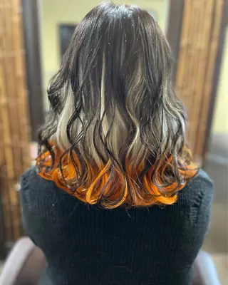 セミロング 野地 渚のヘアスタイル