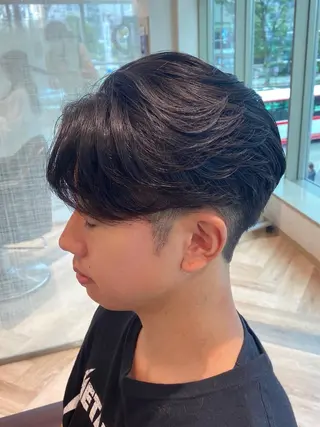 メンズ メンズ特化/フェザー /パーマ/伊勢元のヘアスタイル