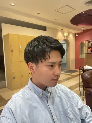 メンズ acroあべの店所属・🧸顔周りカット /透明感🎀のヘアスタイル