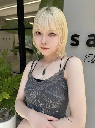 ミディアム sand osaka所属・きたやまこう /ウルフ/レイヤーのヘアスタイル