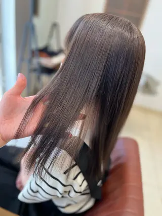 ミディアム カラー 髪質改善カラーリスト /根本雄貴のヘアスタイル