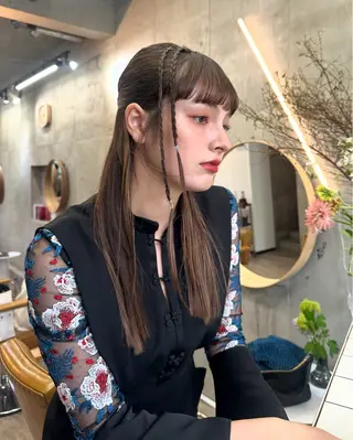 ロング カラー ヘアアレンジ レイヤーカット💫 ／HARUKA🎀のヘアスタイル