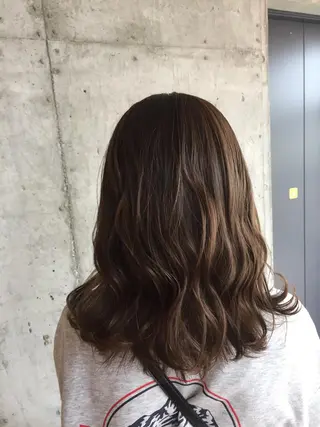 ミディアム カラー 💘透明感カラー💘 沖本 将宏のヘアスタイル