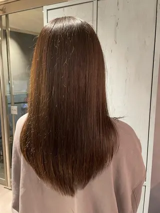 ロング 韓国風/オシャレ /縮毛矯正/滝口琴未のヘアスタイル