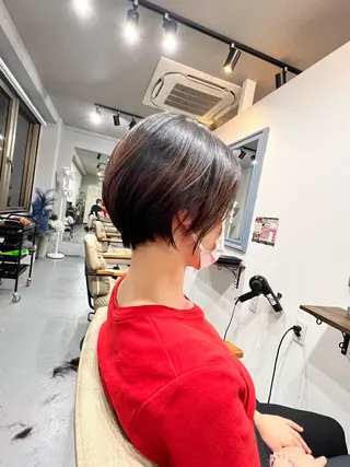 ショート カラー 【髪質再整&黄砂除去 カラー】⚜️ぐっちのヘアスタイル