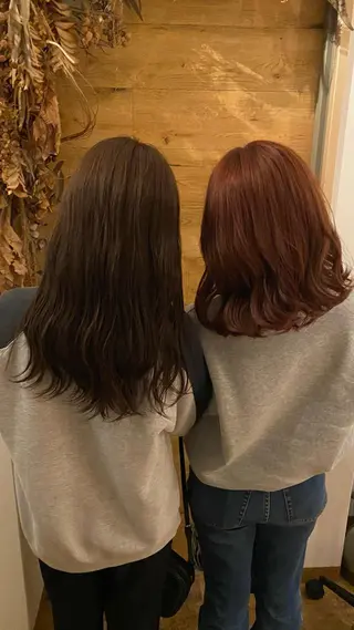 ロング カラー RURI韓国ボブ 🇰🇷タッセルボブのヘアスタイル