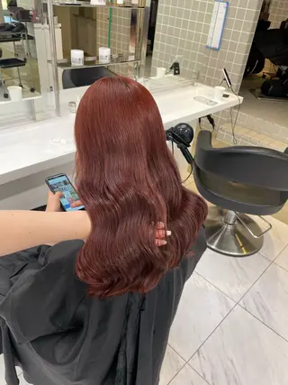 ロング カラー ヘアアレンジ 💗横浜美容室 💗HARUNAのヘアスタイル