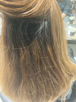 セミロング カラー 豊中/メンズ特化 岡田 龍之介のヘアスタイル