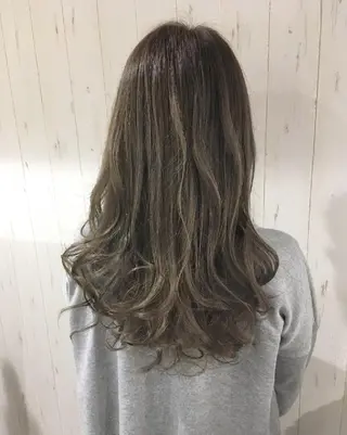ロング カラー 西川 敏夫のヘアスタイル