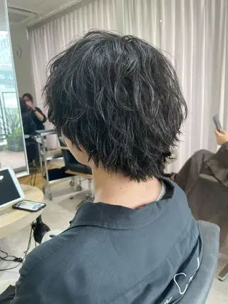 パーマ メンズ Tink　天神店所属・今村賢治/メンズ/ レイヤー✨艶カラーのヘアスタイル