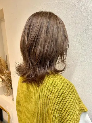 ミディアム カラー ハイトーン×似合わせ 🌱中川慎之介のヘアスタイル