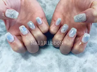 ネイル ネイルリボン 石田のネイルデザイン
