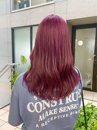 ロング カラー ザクザクレイヤー 🍀/ブリーチ/小田のヘアスタイル