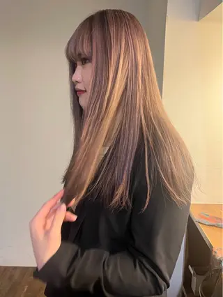 ロング カラー 名古屋美容室 Sopiリナのヘアスタイル