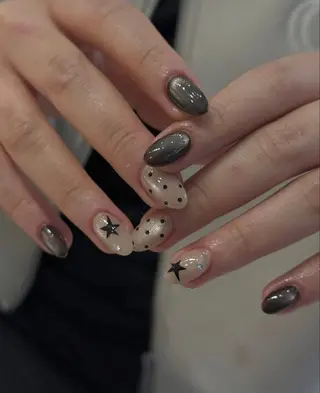 ネイル JIN 168 新大久保のネイルデザイン