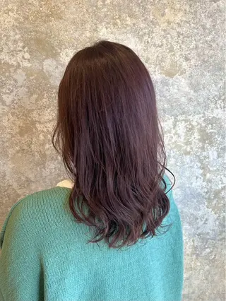 セミロング 古畑 柚珠のヘアスタイル
