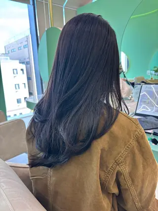 セミロング カラー レイヤーカット 西宮北口/みなみのヘアスタイル