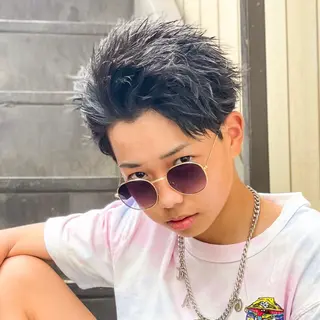 ショート カラー パーマ メンズ 🔥メンズ🔥かっこ いいが正義！代表柿崎のヘアスタイル