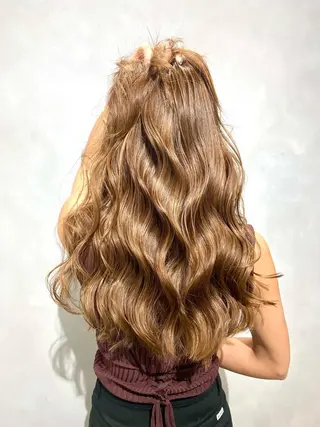 ロング カラー パーマ ヘアアレンジ メンズ キッズ ネイル マツエク・マツパ アイブロウ 🌟代表 Yuito🌟のヘアスタイル