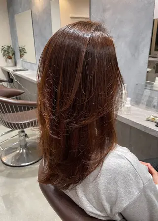 ロング 川口 颯也のヘアスタイル