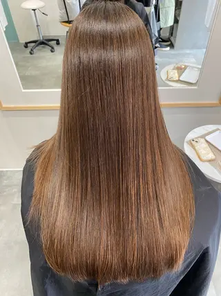 ロング 【coco.】hair所属・カジカワサキ/髪質 改善/クロスパーマのヘアスタイル