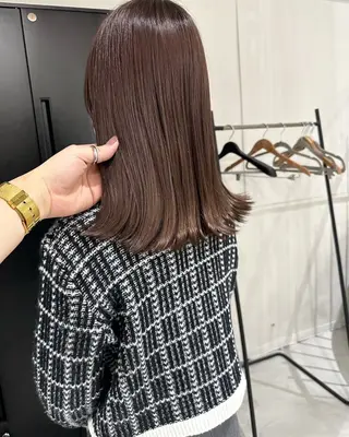 ミディアム カラー 🌬️attrait 髪質改善/個室サロンのヘアスタイル