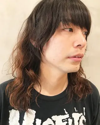 ロング パーマ メンズ 優作 〜圧倒的信頼〜のヘアスタイル