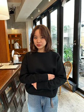 ミディアム 🌿ボブ パーマ高橋啓太🌿のヘアスタイル