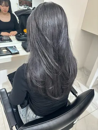 ロング カラー 🩶大人韓国ヘア 渋谷/Satsukiのヘアスタイル