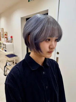 ショート カラー コイデ リュウセイのヘアスタイル
