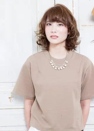 ミディアム カラー パーマ TIARA  本店所属・崎田 謙太郎のその他イメージ