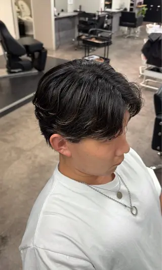 メンズ シャドウパーマ/立川 メンズ/コタロウのヘアスタイル