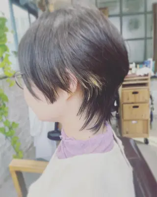 ショート カラー パーマ Calenda/ パーソナル美髪サロンのヘアスタイル