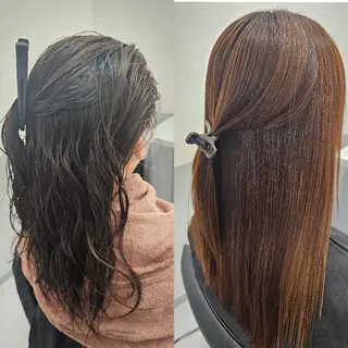 セミロング 【髪質改善美容師】t occa茨木篠原健太のヘアスタイル