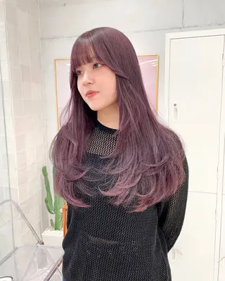 ロング 🪷艶髪カラー🪷 Louwe三軒茶屋のヘアスタイル