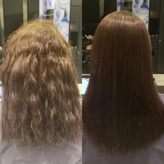 セミロング パーマ 鈴木 昌浩のヘアスタイル