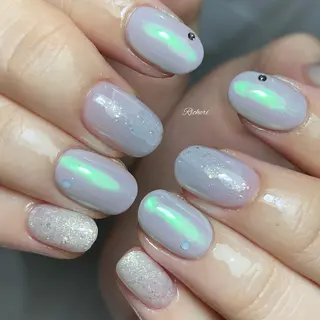 ミディアム ネイル richeri beautyのネイルデザイン