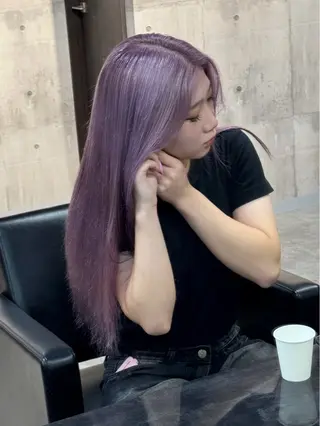 ロング カラー 心斎橋ハイトーン特化 midori🍀のヘアスタイル