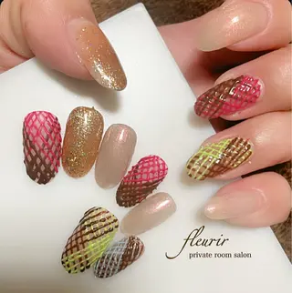 ネイル フルリール 【プライベートサロンのネイルデザイン