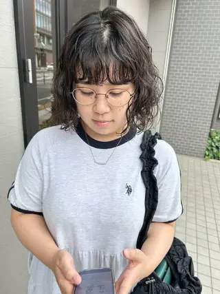 ショート ナカジマ ナナのヘアスタイル