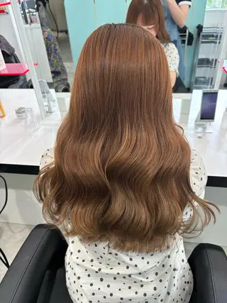 セミロング Wカラー/暖色/べ ージュりく©︎🐝のヘアスタイル