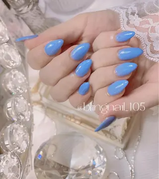 ネイル 23時まで❤︎韓国、 ワンホンネイルのネイルデザイン