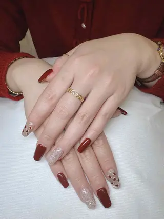 ネイル バラ ばらのネイルデザイン