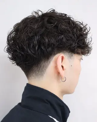 ショート パーマ メンズ 🫧bloom296 momoka🫧のヘアスタイル