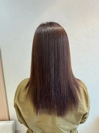 セミロング カラー 本多 剛大のヘアスタイル